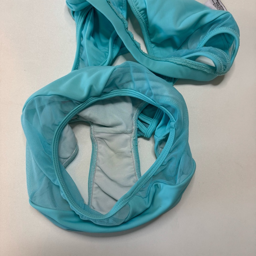 LA Dance Designs Girls Madeline Set in Aqua - Picture 9 of 10